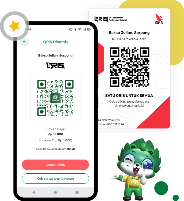 Ilustrasi Laris by SingaPay